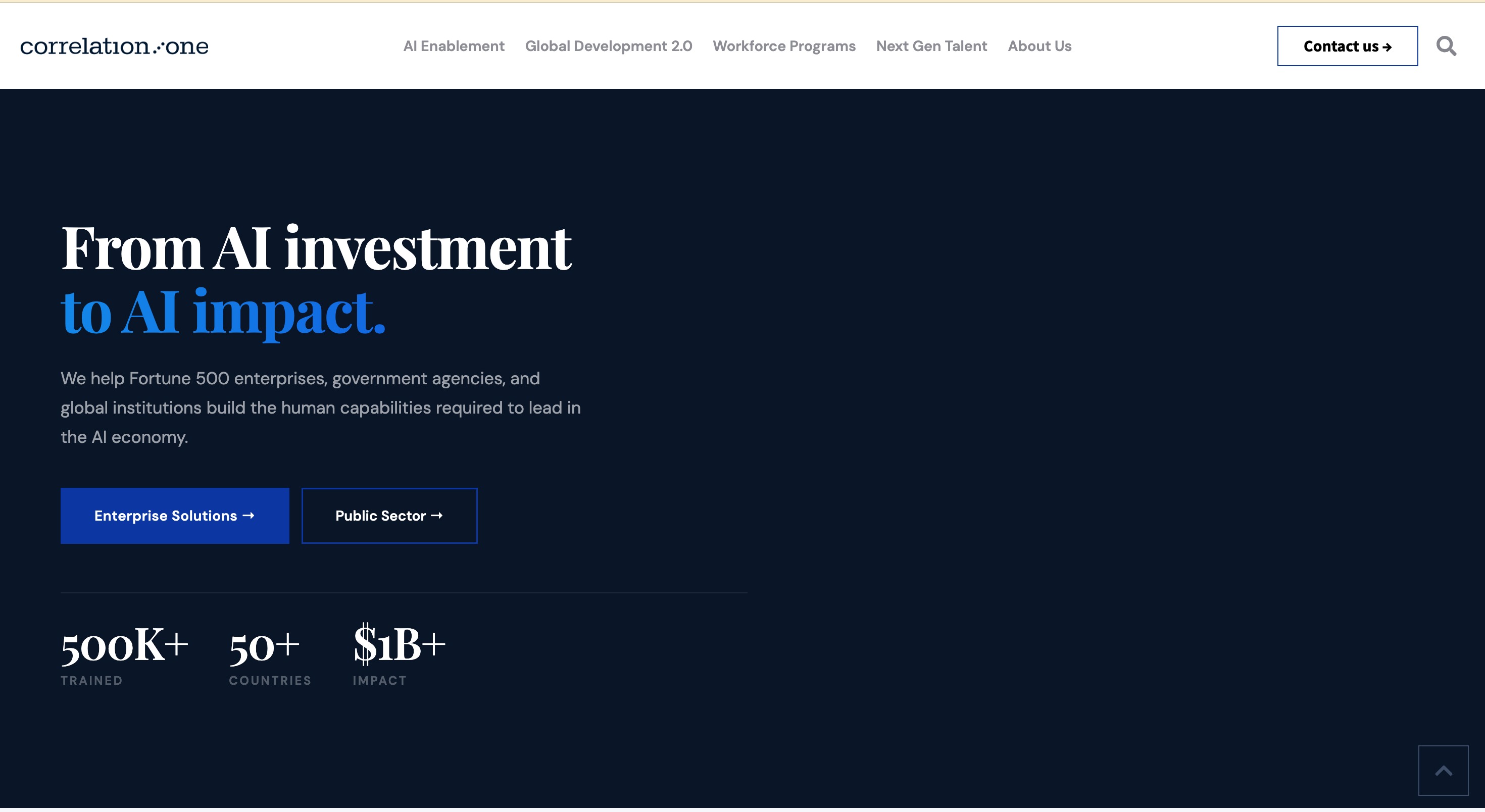 Correlation One — consulting-led enablement