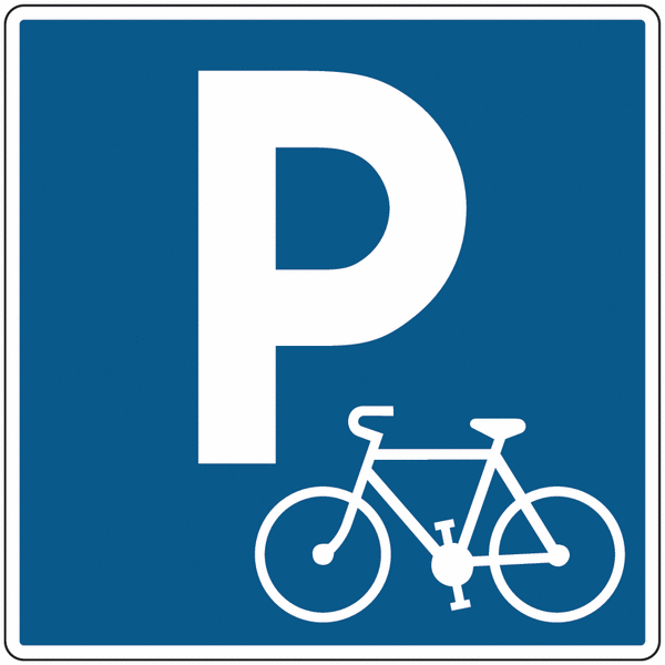 Panneau indiquant un parking vélo