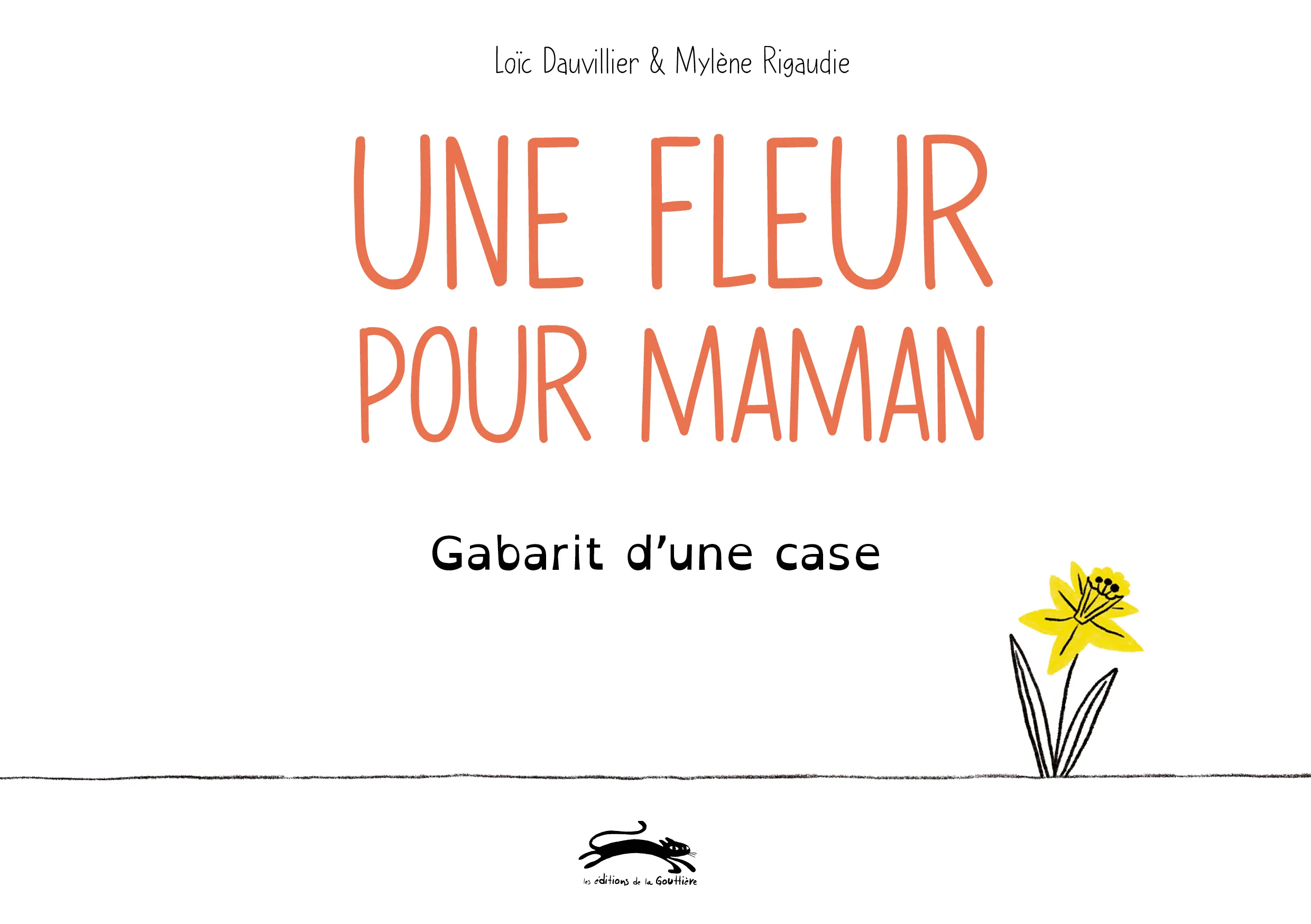 Gabarit case - Une fleur pour maman