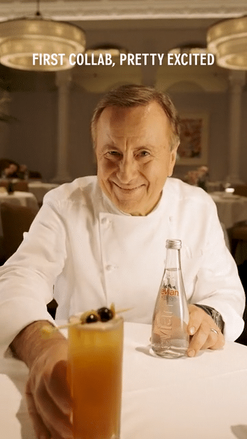 evian x Big foe x daniel MENU COLLABORATE