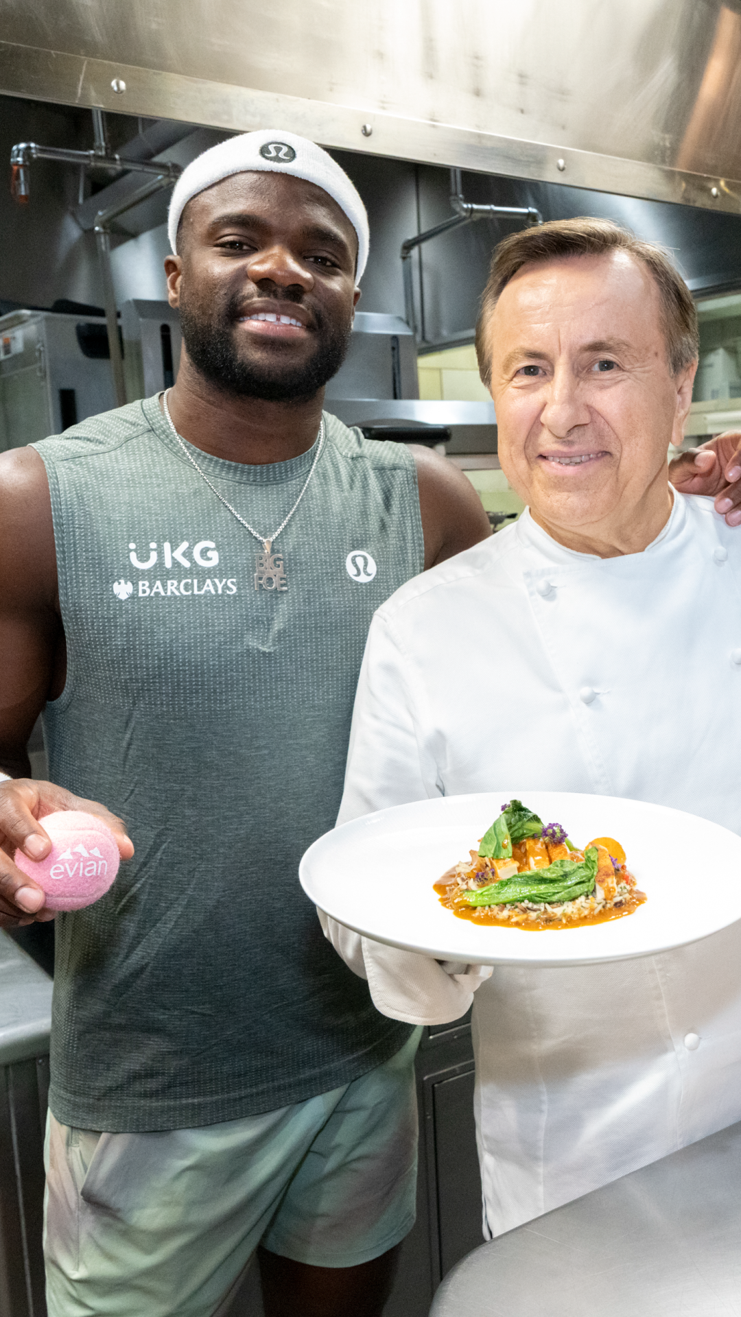 evian x Big foe x daniel MENU COLLABORATE