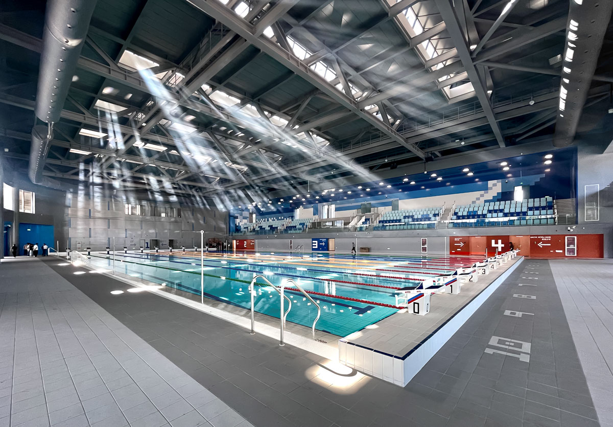 LYCS Architecture Hushan Sports Park Swimming Center 零壹城市建筑事务所 江山市虎山运动公园游泳馆