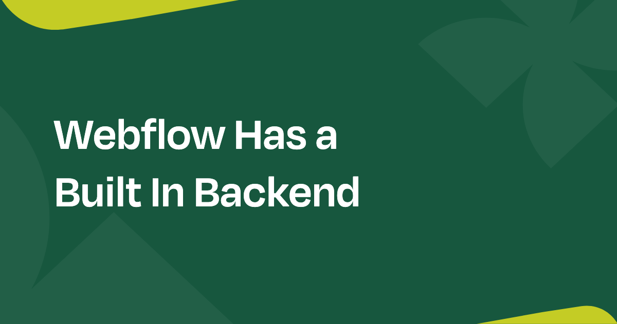 Webflow has a built-in backend via Webflow Cloud — Everything Flow blog card