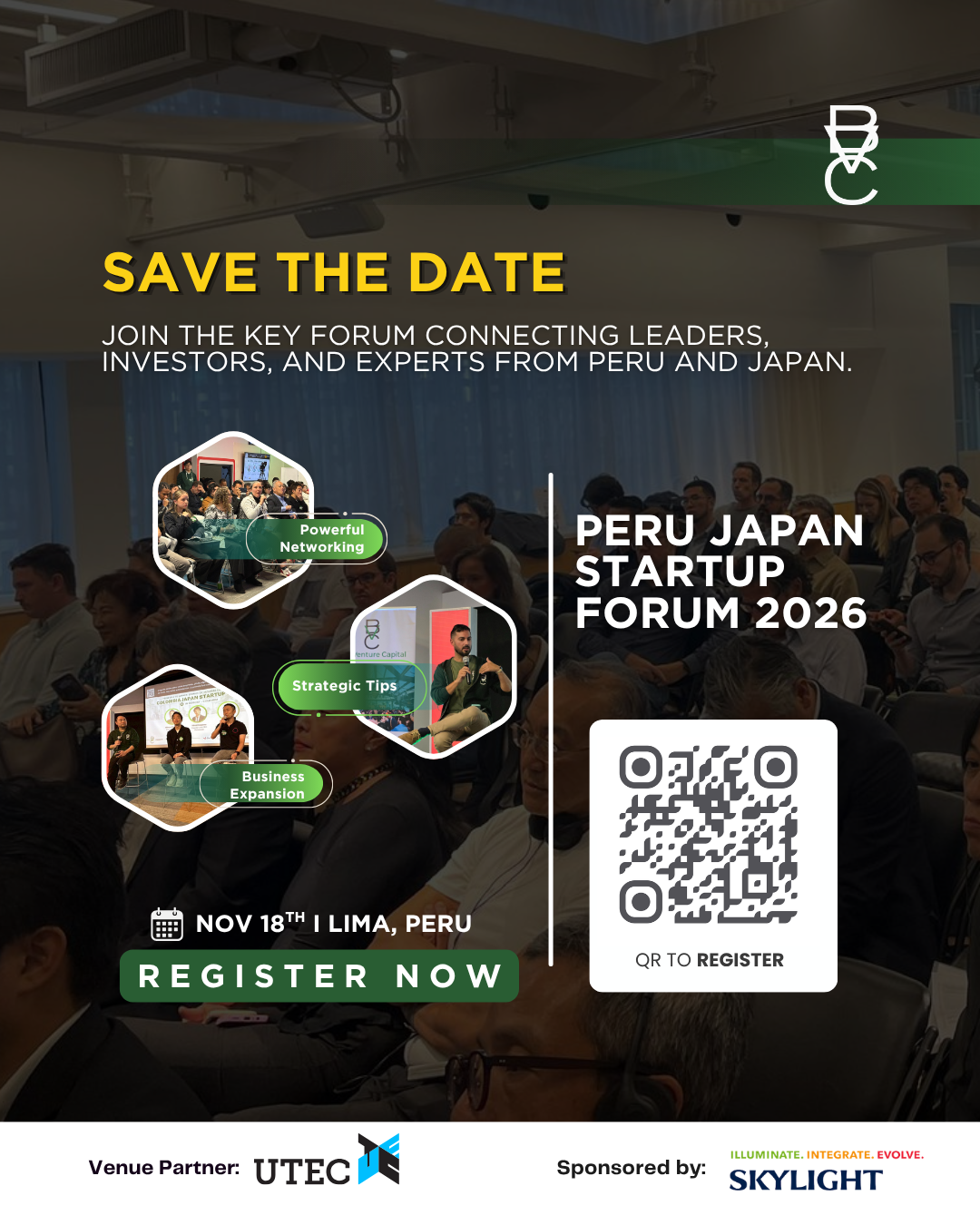Peru Japan Startup Forum 2026: Save the Date for November