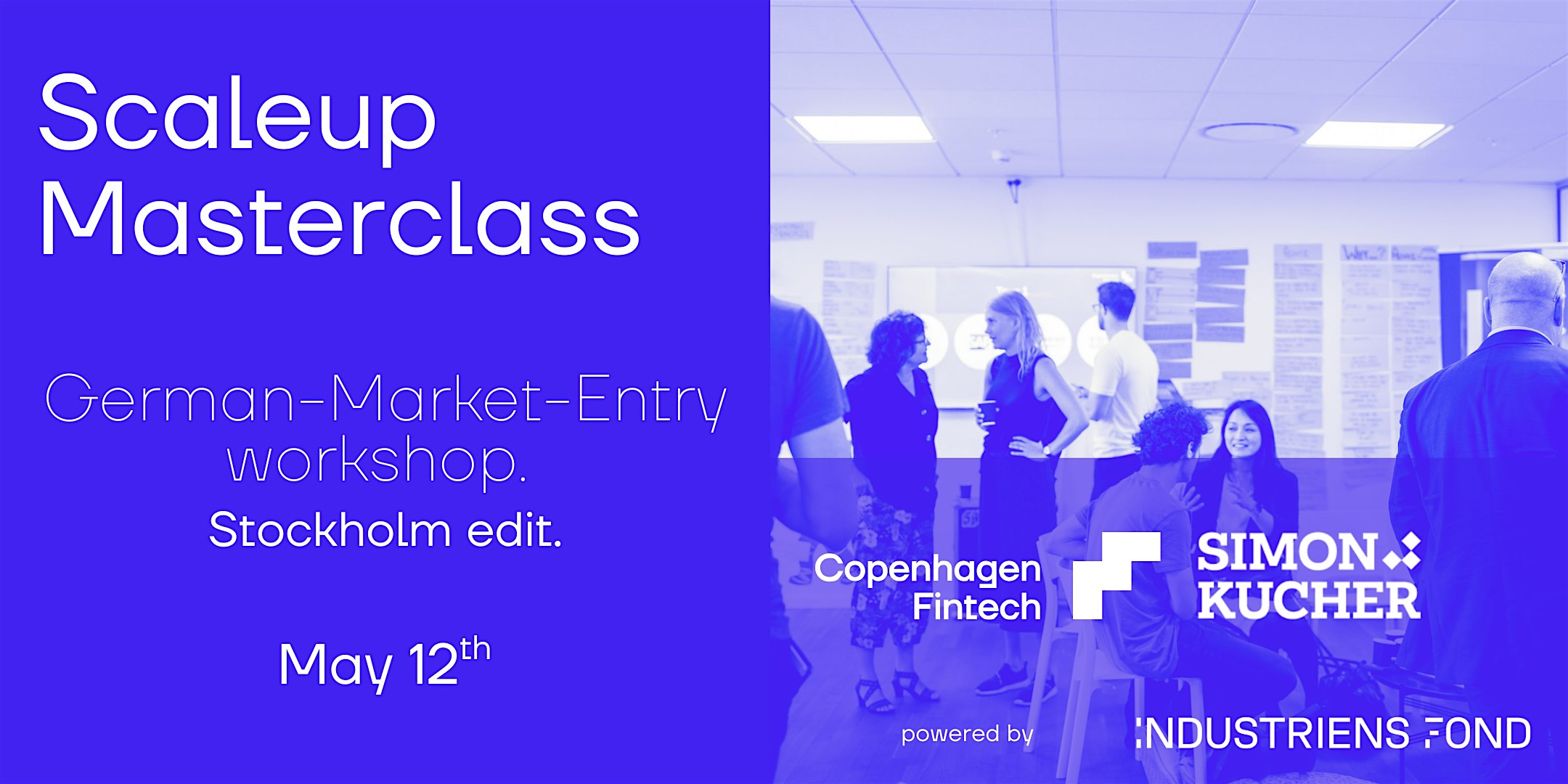 Scaleup Masterclass: German-Market-Entry workshop. Stockholm edit.