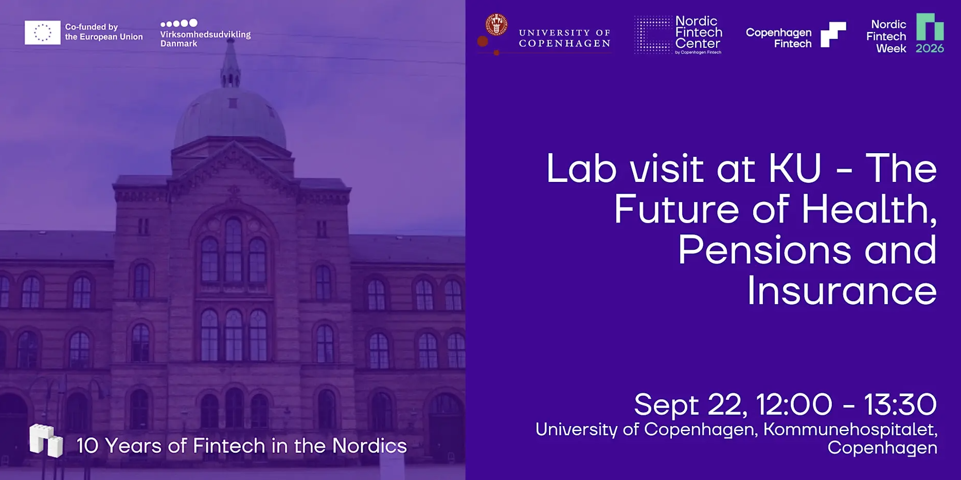 Lab visit at University of Cph - The Future of Health, Pensions and Insurance