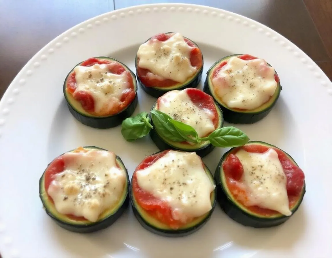 zucchini pizza bites