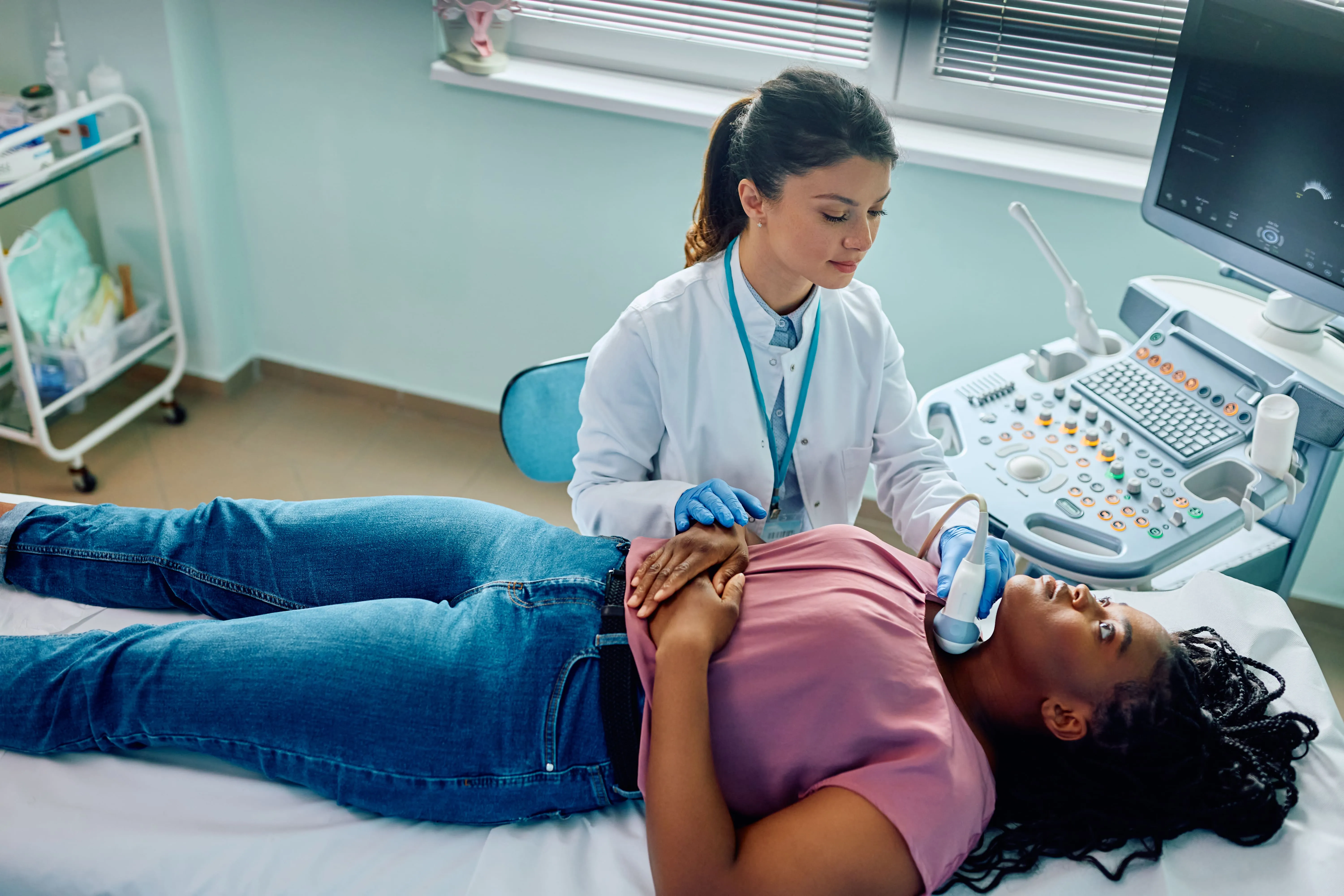 female doctor and patient