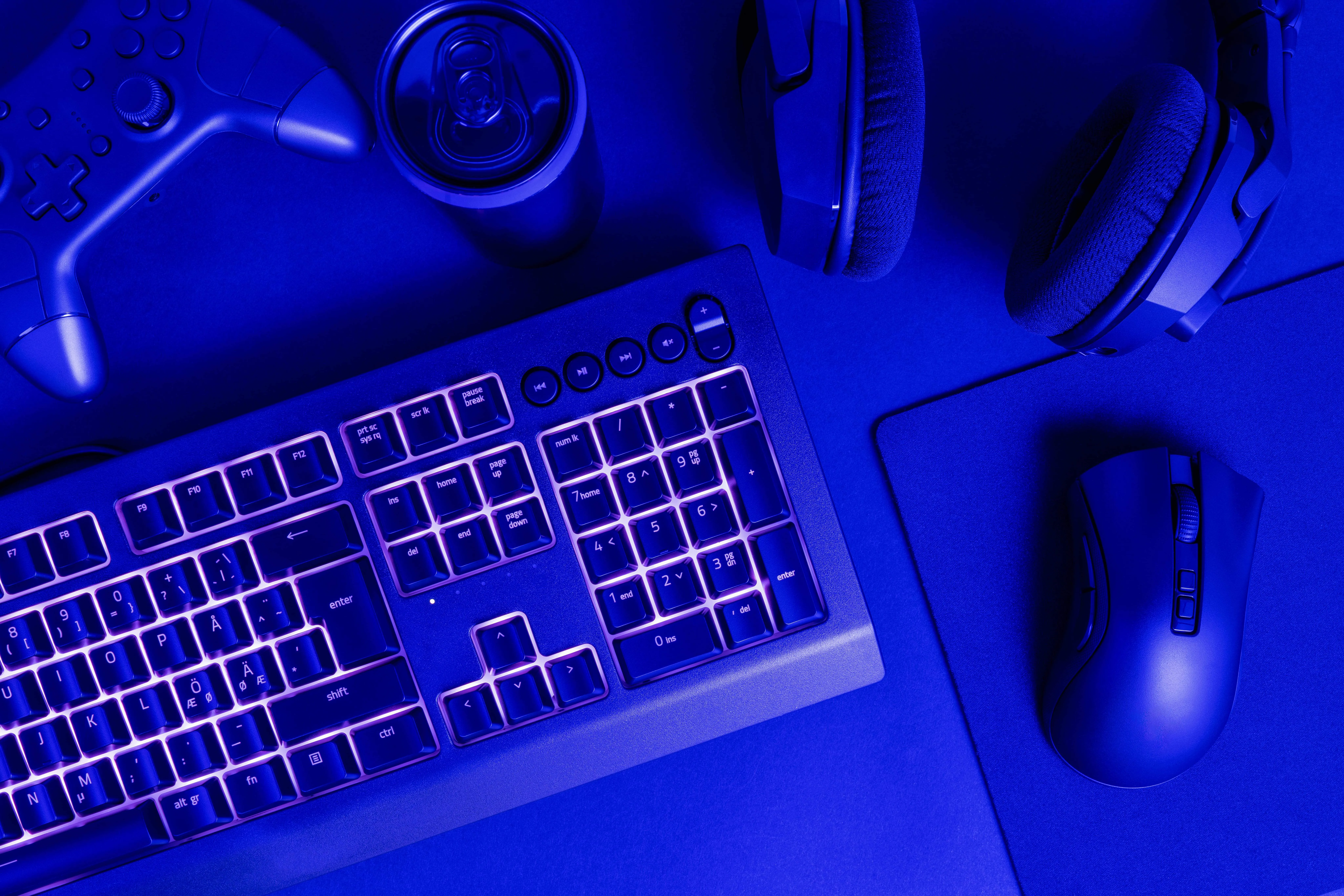 blue keyboard