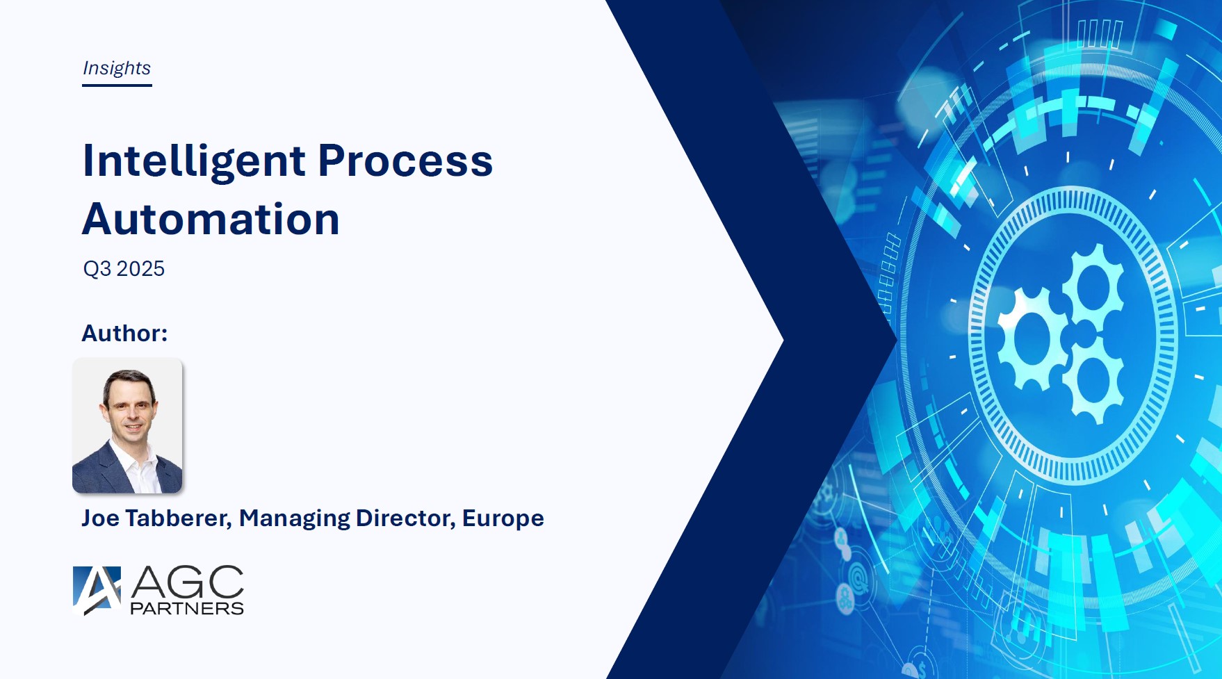 AGC's Intelligent Process Automation (IPA) Software Market Q3 2025 Update