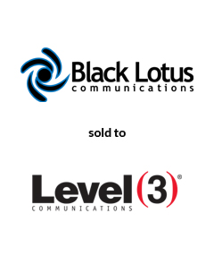 AGC Partners Advises Black Lotus Communications on Its Acquisition by Level 3 Communications