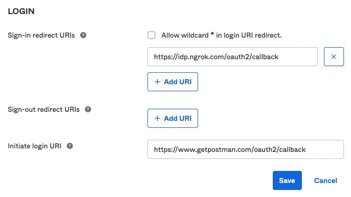 Configure Okta's OpenID Connect for ngrok