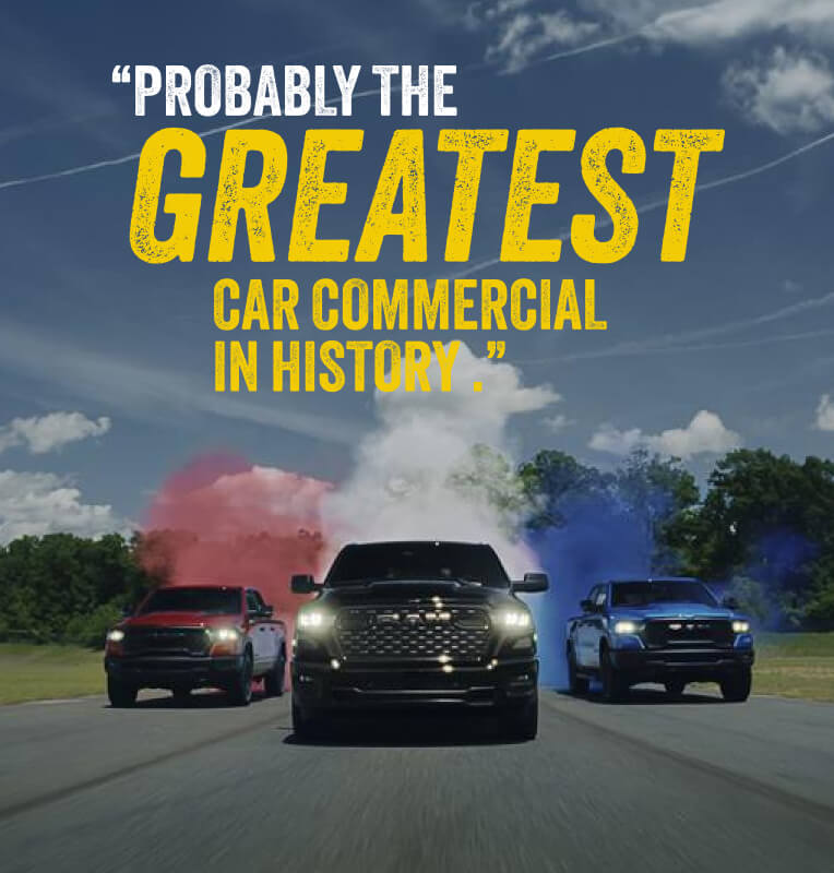 Main image for Dodge's Never Stop Being American campaign