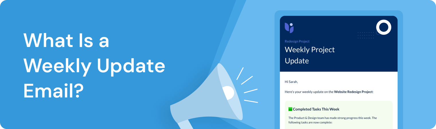 Weekly Update Email Templates: Examples & Best Practices