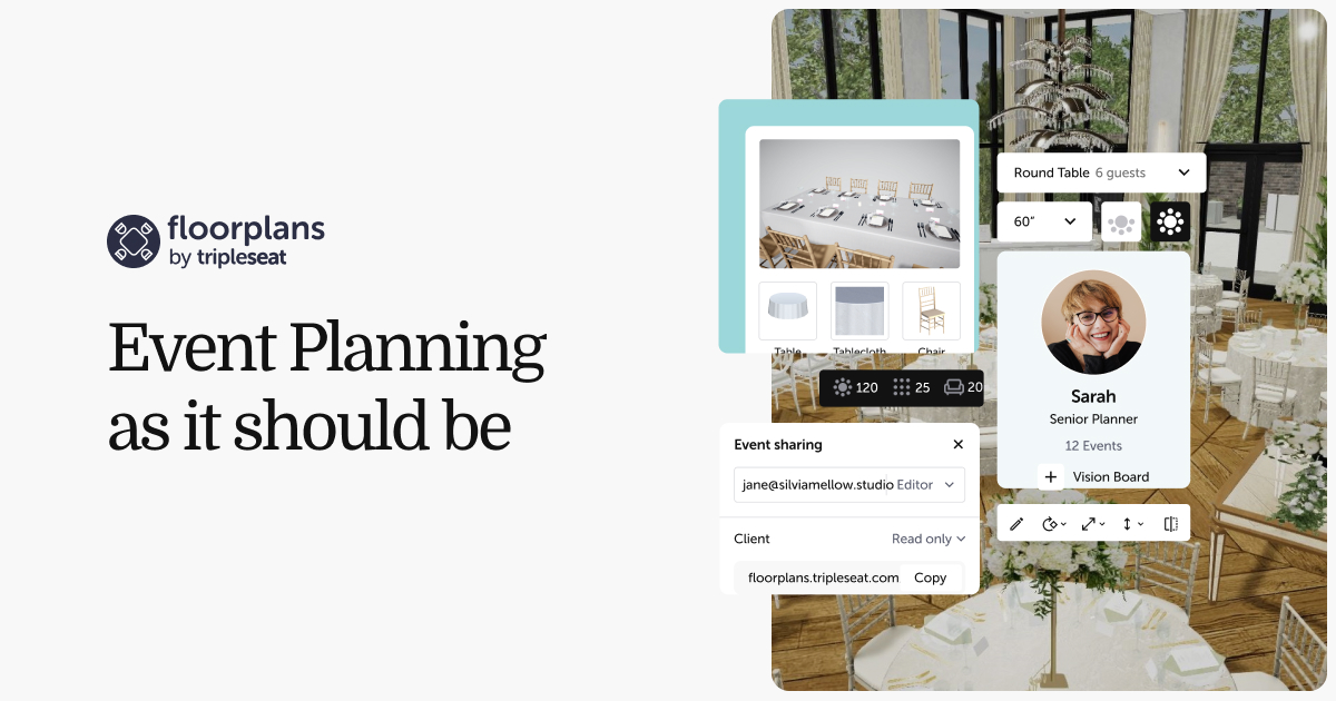 Floorplans by Tripleseat: 3D Event & Floor Planning Software