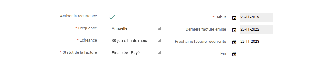 Logiciel de facturation récurrente et d'abonnements