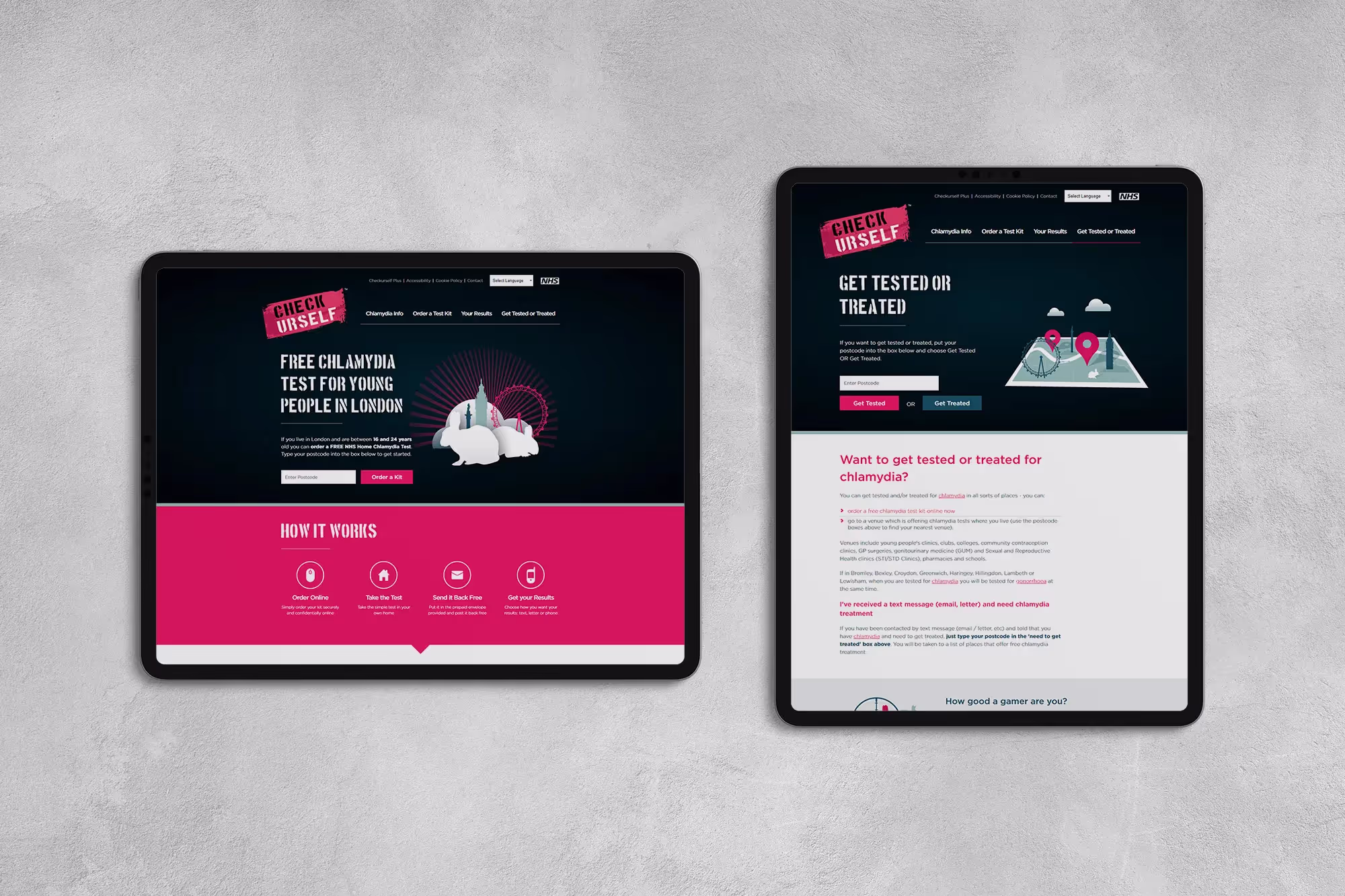 checkurself website two tablets