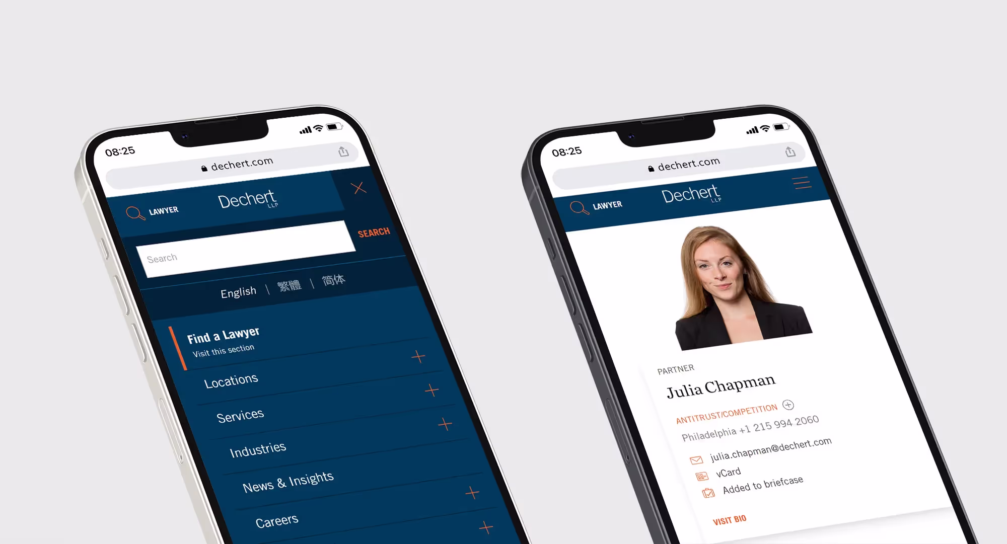dechert mobile view