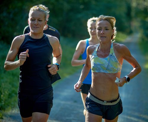 Montagslauftreff mit Daniela Bleymehl und Petra Wassiluk