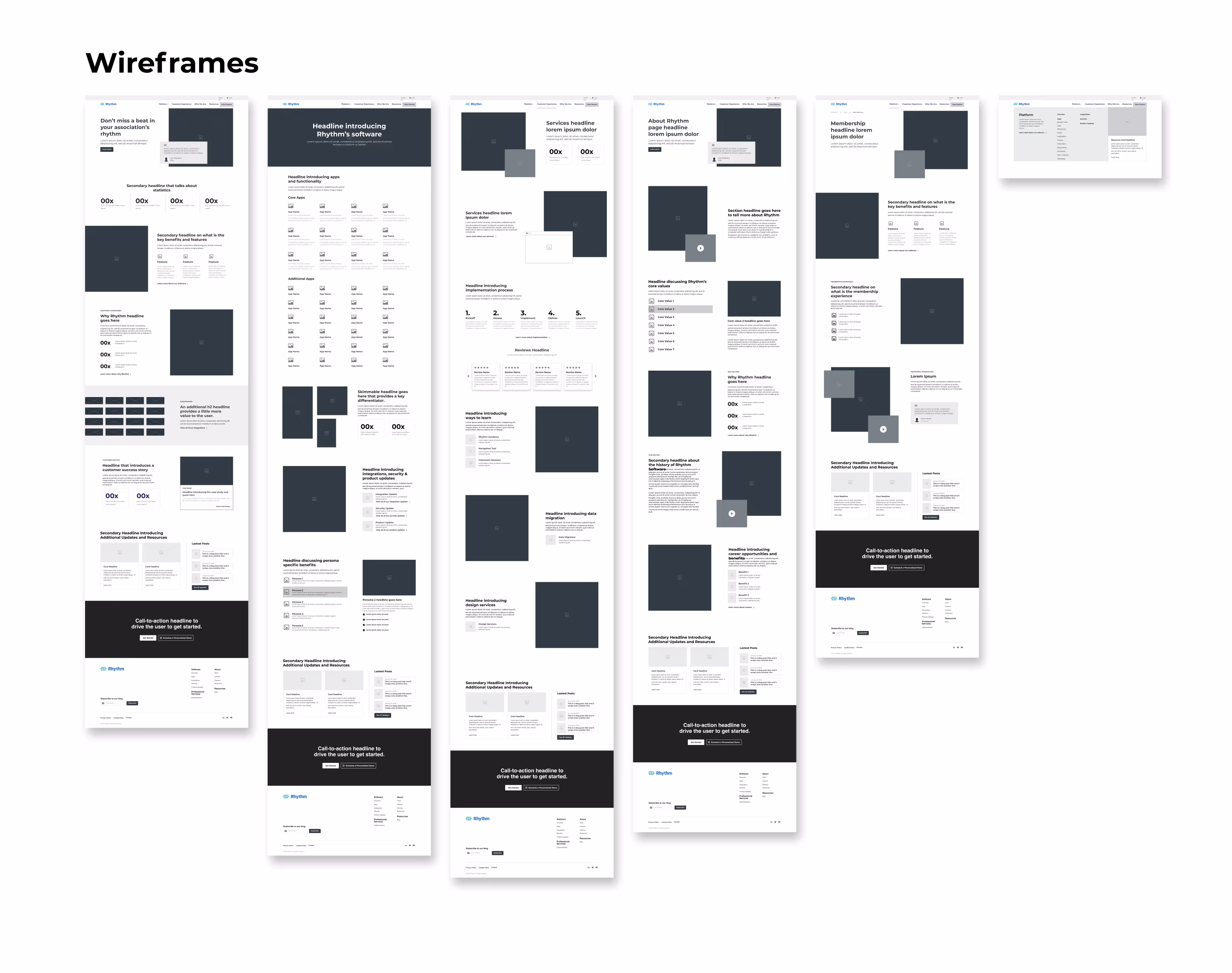 wireframes