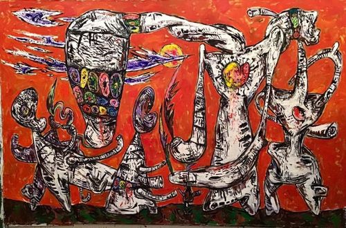 Large scale original painting by Gary Mayer