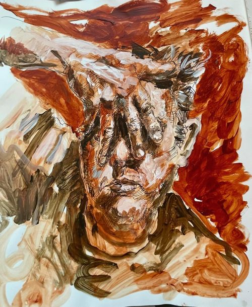 Large scale original painting by Gary Mayer