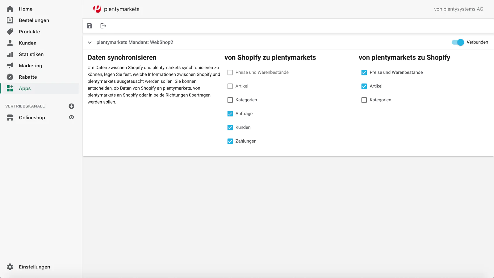 Shopify App View