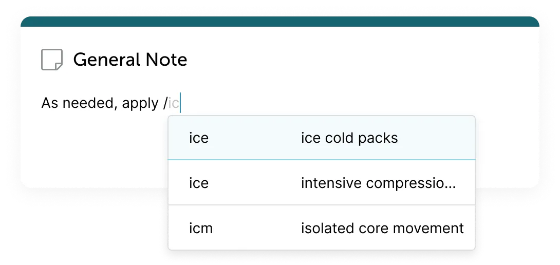 snippet note