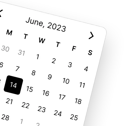 calendar date picker