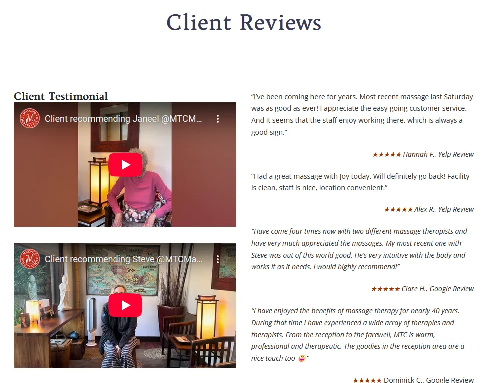 Client Reviews