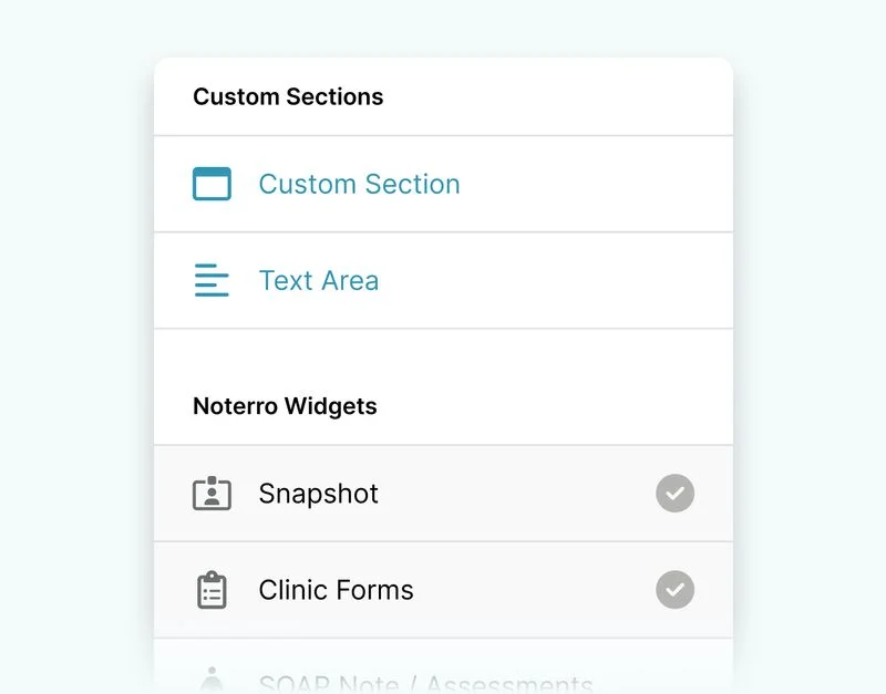 Customizable Clinical Notes have been released!