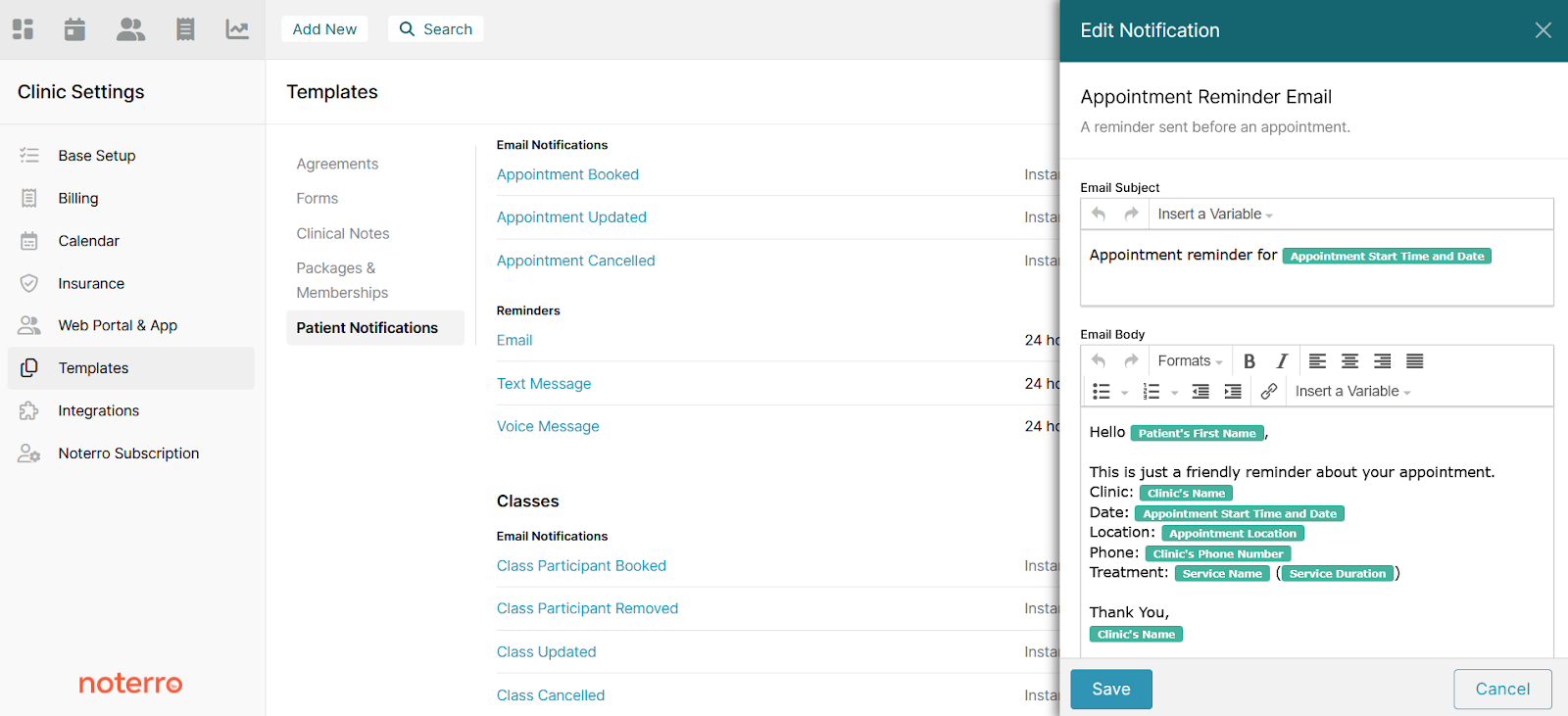 Appointment Reminder Template