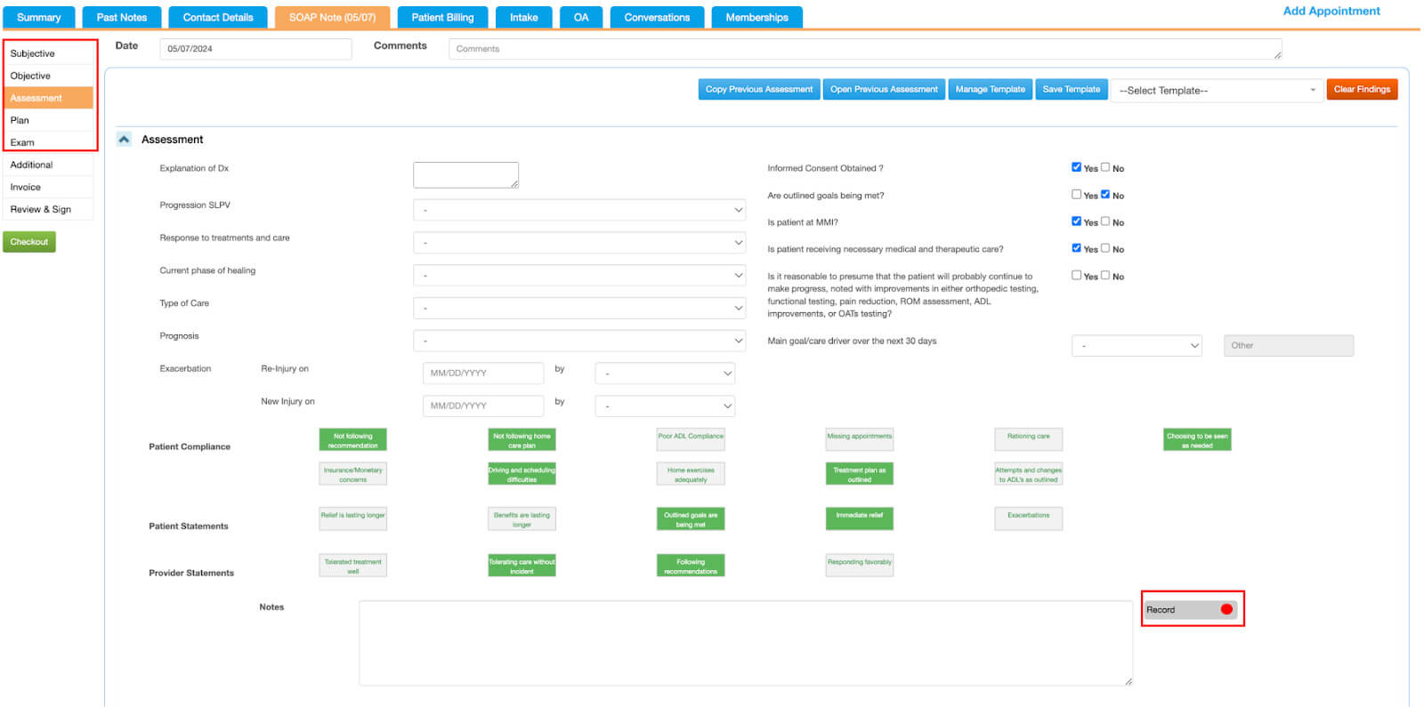 Best Chiro SOAP Templates Software Myhealth