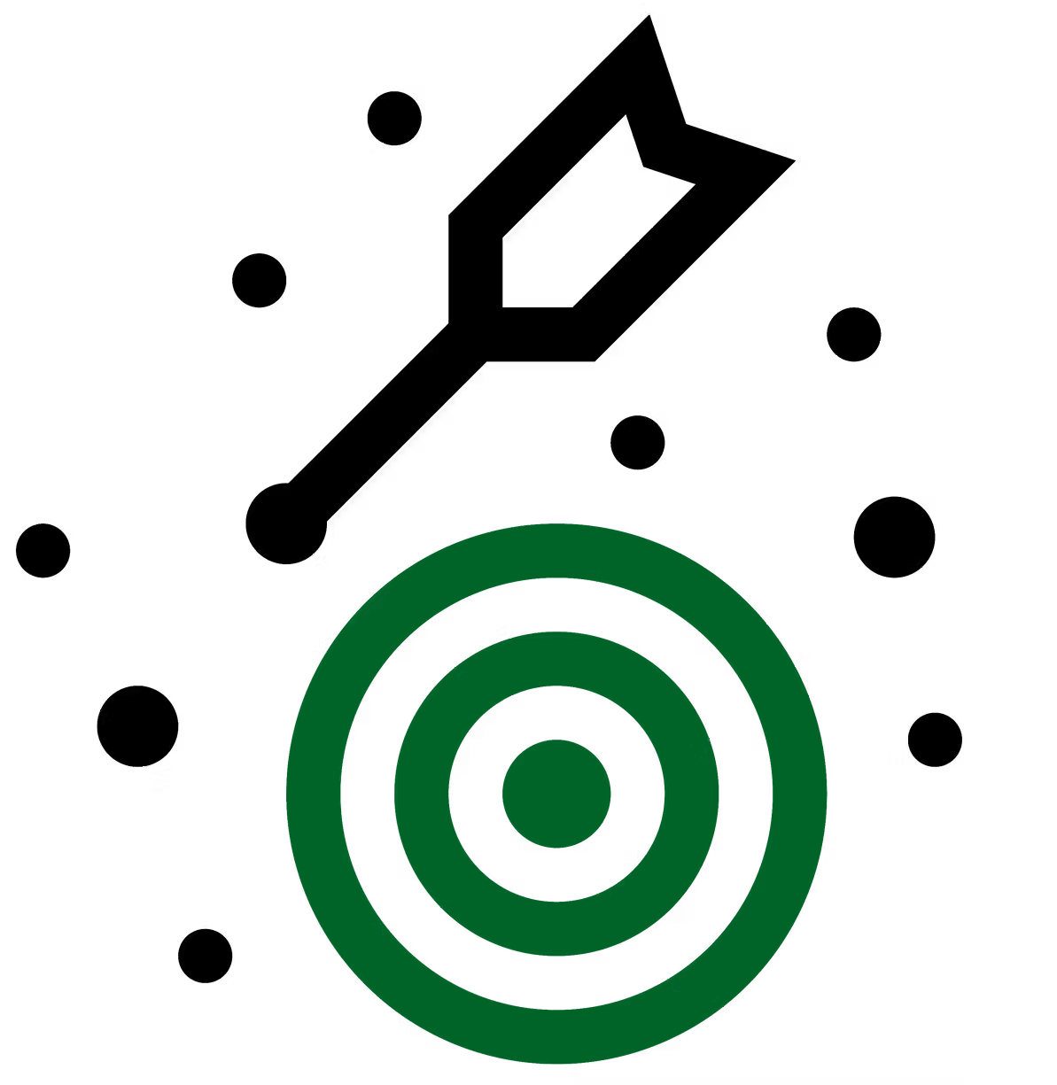 An image of an arrow missing the target