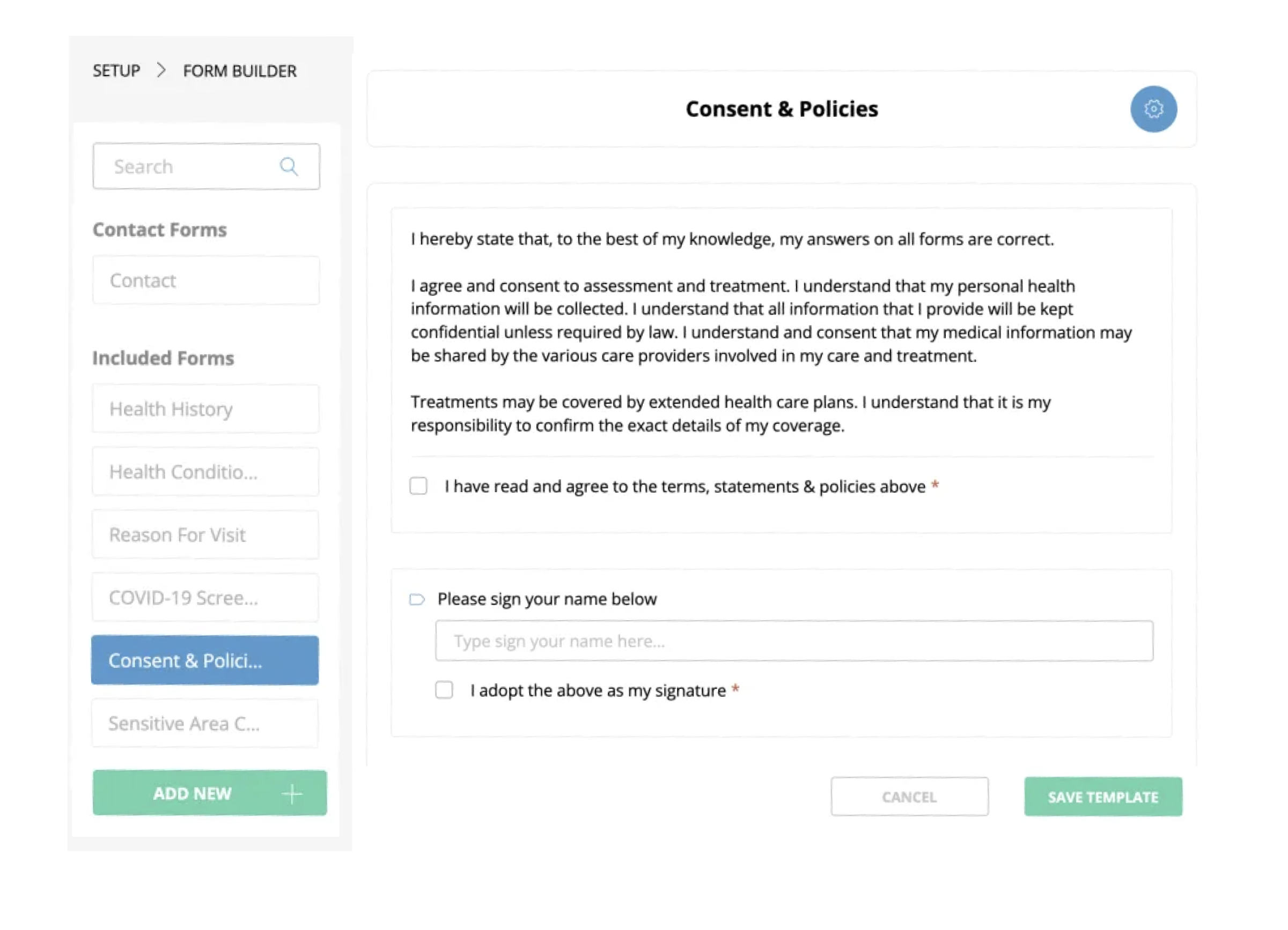 Consent forms