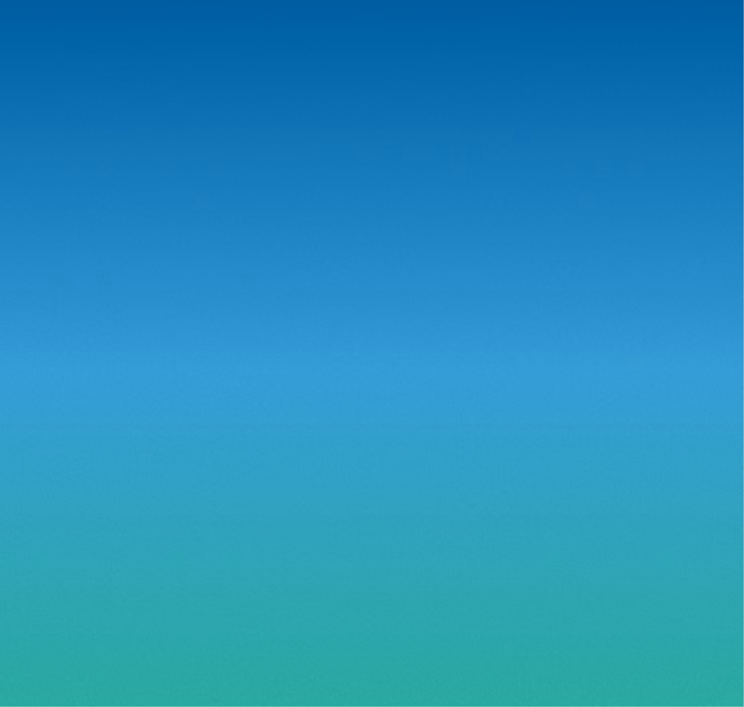 Teal-to-blue gradient background for a ClinicSense Google Play Store screenshot.
