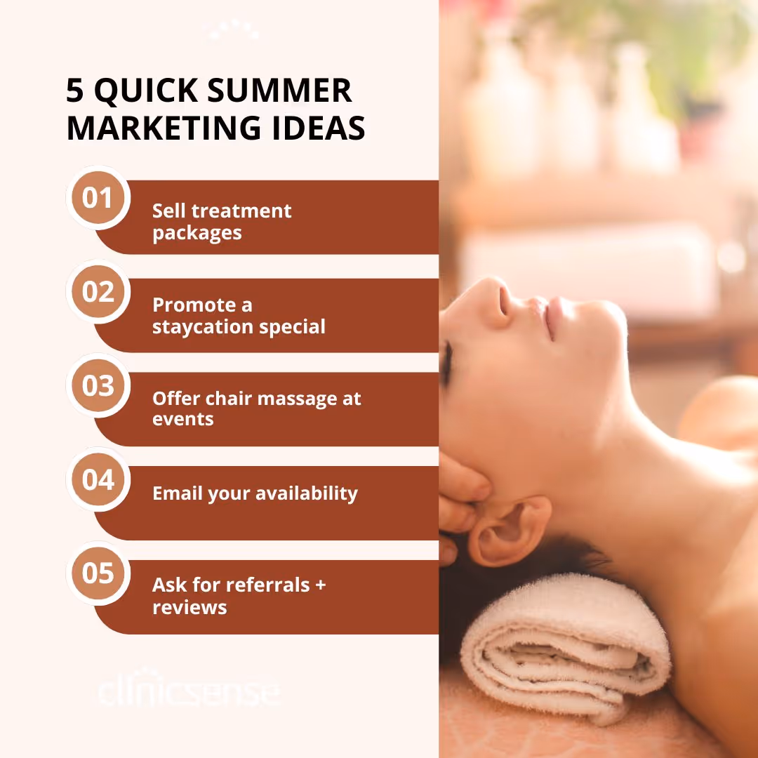Tips To Overcome The Massage Therapy Slow Season: Summer