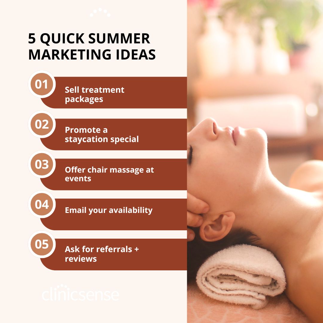 Tips To Overcome The Massage Therapy Slow Season: Summer