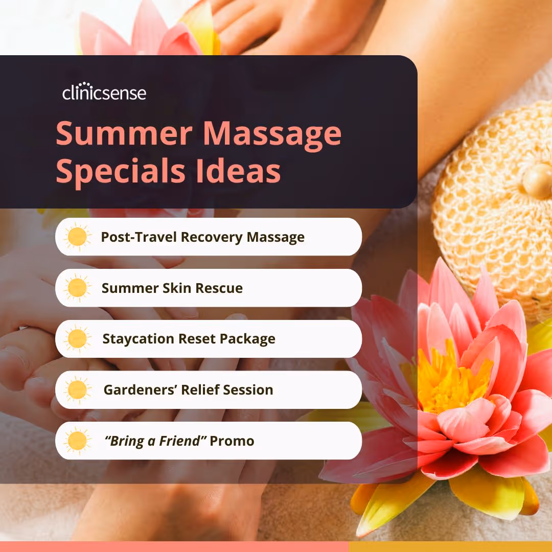 Tips To Overcome The Massage Therapy Slow Season: Summer