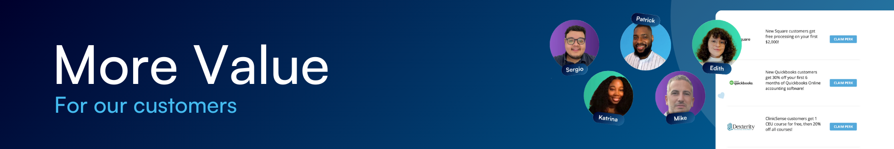 ClinicSense support banner