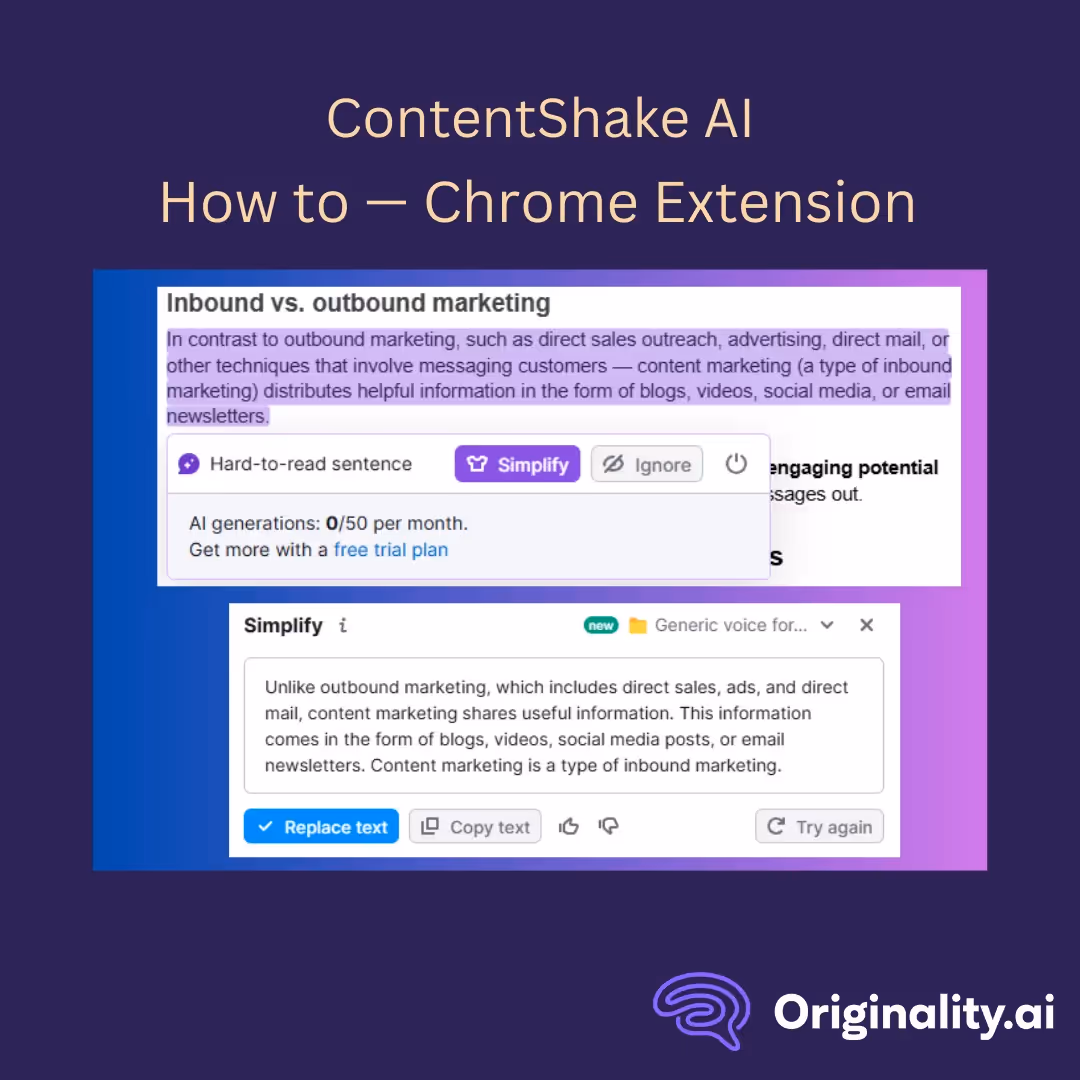 How to Use the ContentShake AI Chrome Extension