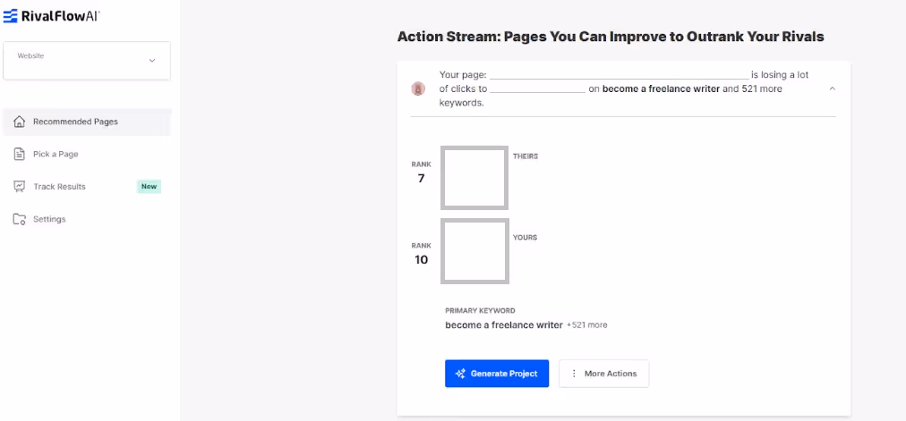 Recommended Pages