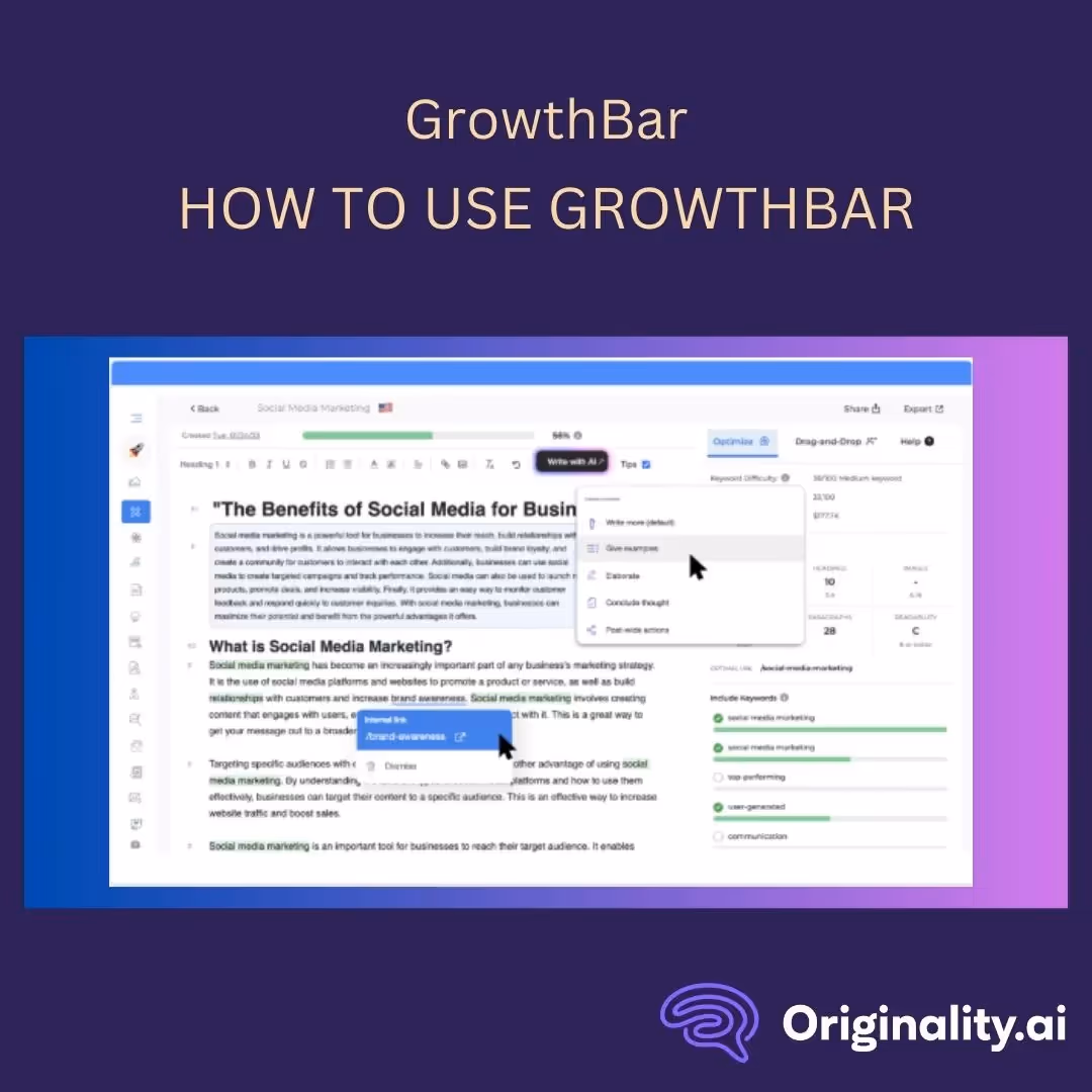 How to Use GrowthBar