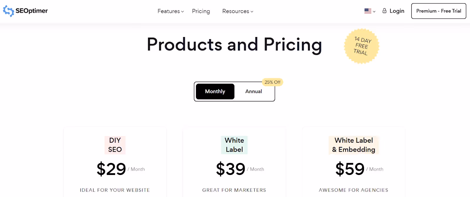 How Much Does SEOptimer Cost?
