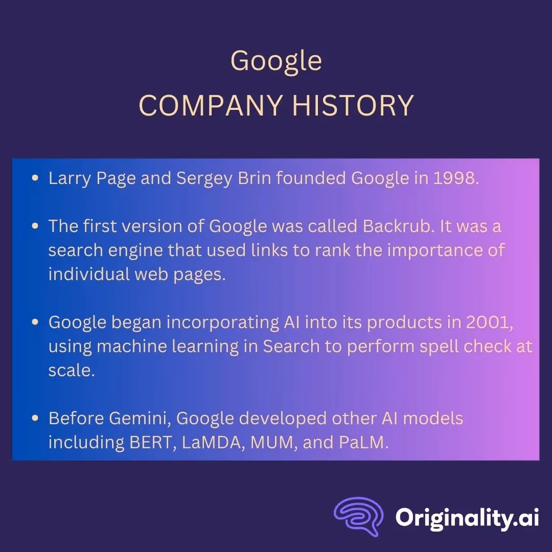Google’s company history: an overview