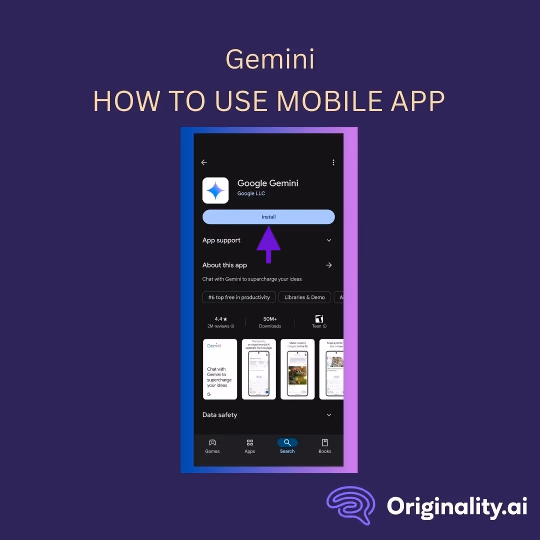 Step 1: Set up the Gemini mobile app