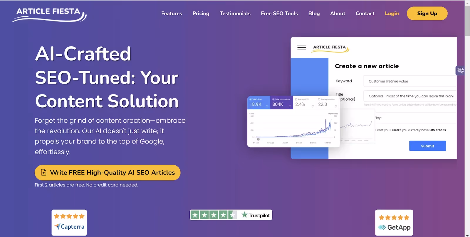 Article Fiesta: SEO Content Creation Review
