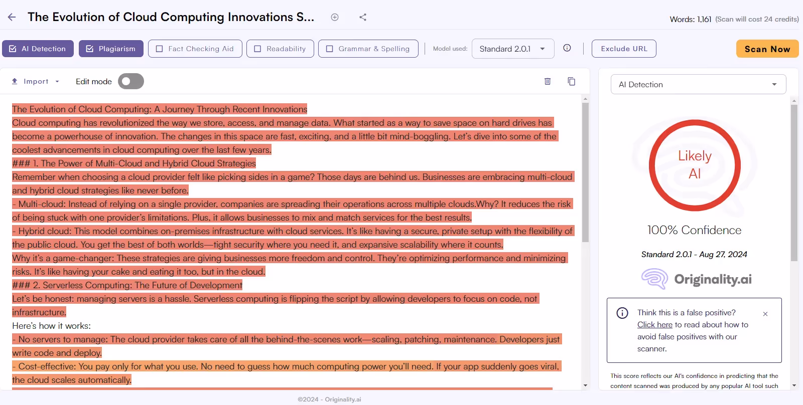 Test 1: Grok Prompt 2