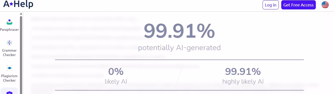 AHelp AI Detector