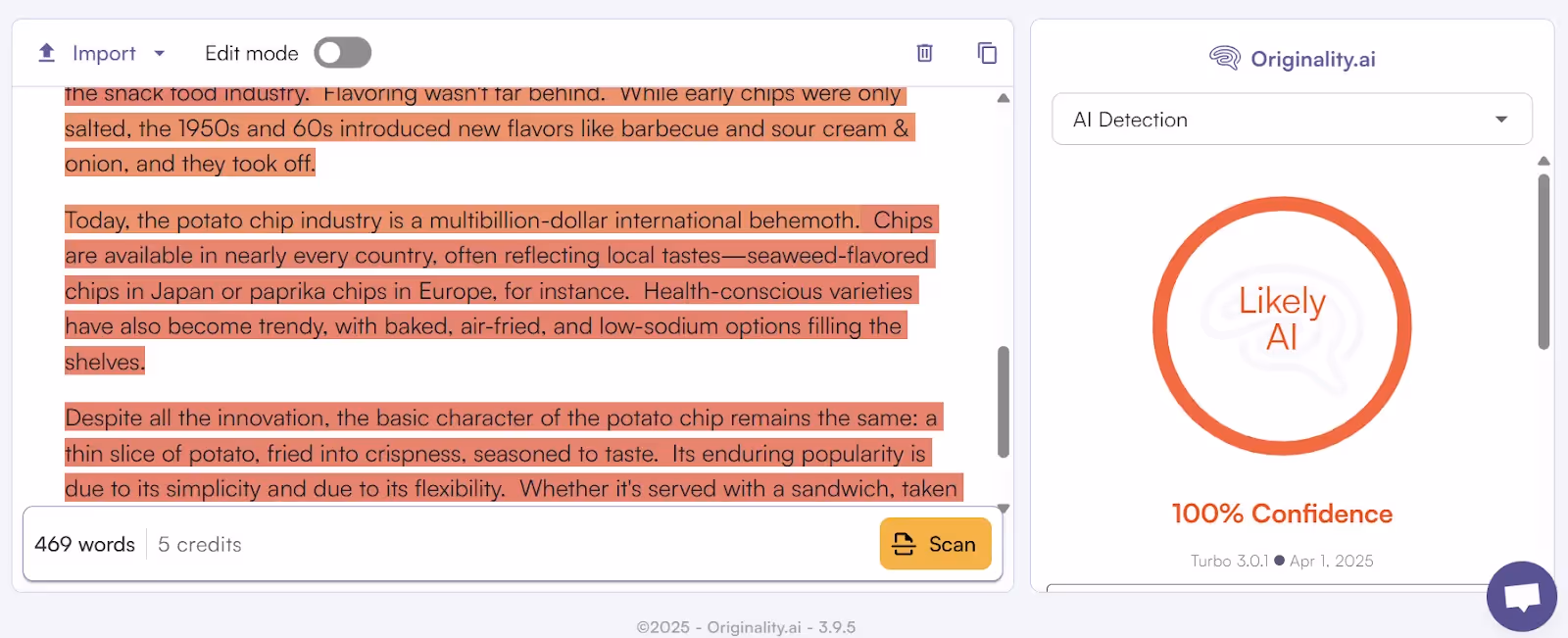 Originality.ai Score